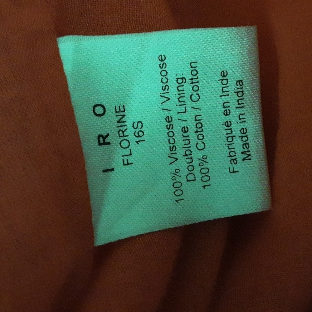 IRO fluorine women blouse in size 38 - Picture 8 of 11